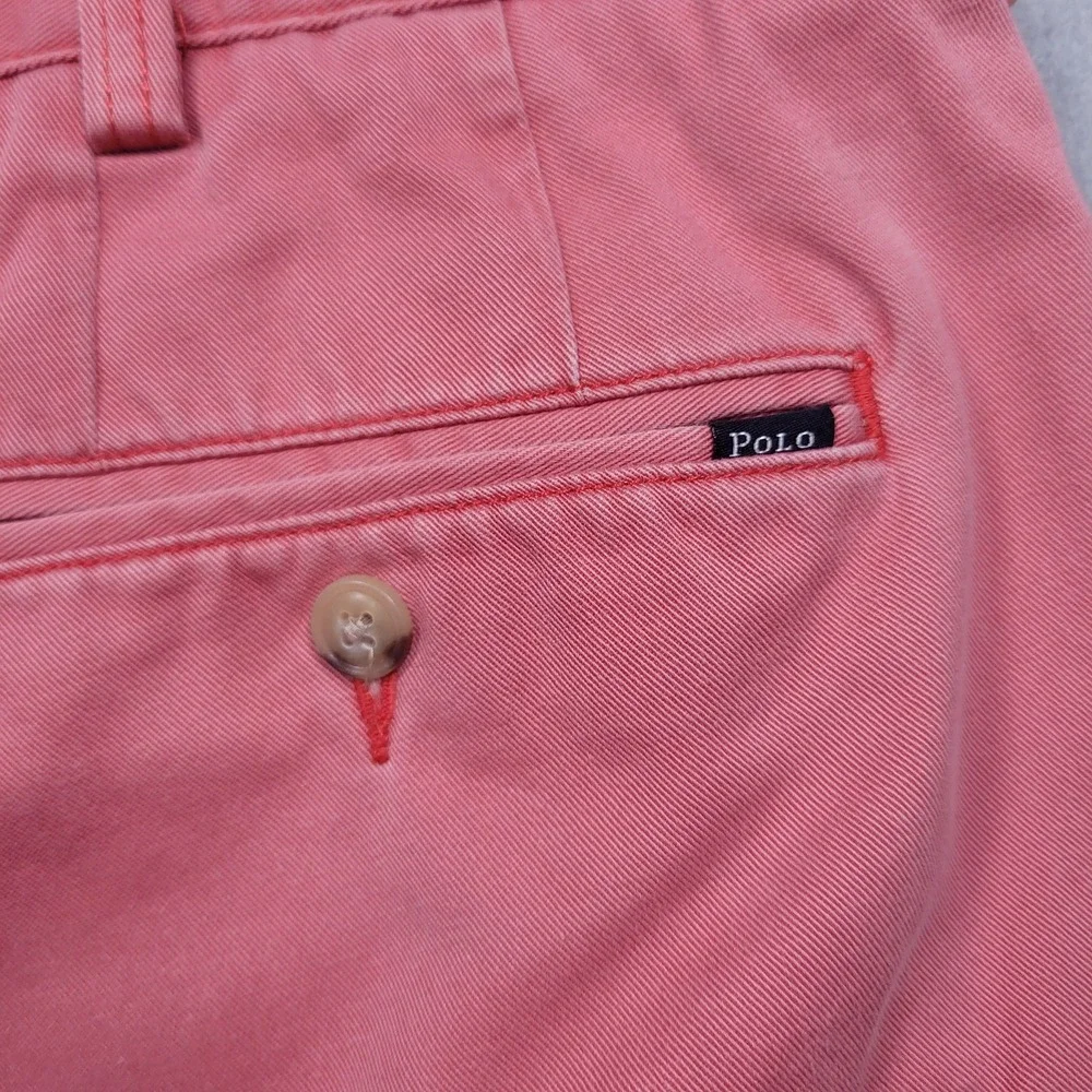 Polo Ralph Lauren Mens Classic Fit 6 Inch Chino Shorts Pink Size 36